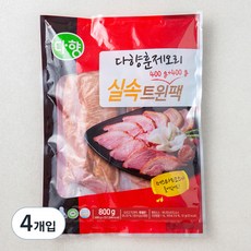 다향 훈제오리 실속트윈팩, 400g, 4개입
