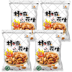 味覺生機 椒麻花生, 濃郁的椒麻香味 頂級大紅袍辣椒及花椒 素食, 160g, 4包