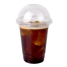 TOGO PACK 透明PET冰杯+圓頂蓋, 100入, 1套, 545ml