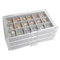 3層高級型美甲飾品收納盒 54格 ME_01_02, 單一顏色, 1個