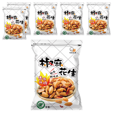 味覺生機 椒麻花生, 濃郁的椒麻香味 頂級大紅袍辣椒及花椒 素食, 160g, 6包