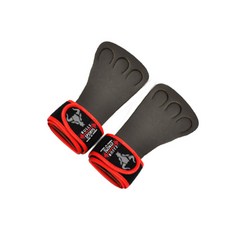 健身露3指手套 2入, 1組, 紅色