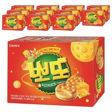 크라운 뽀또 치즈타르트, 161g, 12개