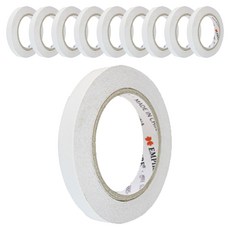 帝國雙面膠帶 15 mm x 30 m, 白色半透明, 10入