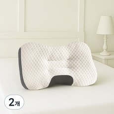 Green Moment Lab 舒適深眠頸椎枕, 2個, 灰色