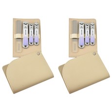 Kingsroad 不鏽鋼指甲剪4件組, 2套, 漸層紫