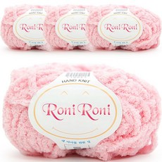 Filip 素色編織線 80g 4入, 6 粉紅色