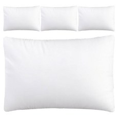 Babigongsik 飯店用超細纖維枕芯, 白色, 4個