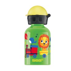 SIGG 兒童冷水壺 300ml 安全材質, 1個, 叢林列車