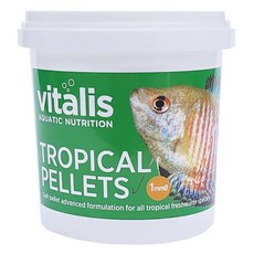 Vitalis 熱帶魚顆粒飼料 燈科 小型魚飼料 下沉式, 60g, 1個
