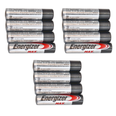 Energizer 勁量 MAX 鹼性4號電池, 4顆, 3組