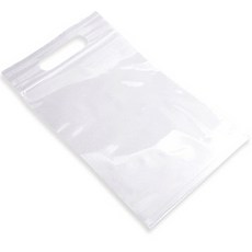 純色拉鍊購物袋 小號 15x20cm, 50入, 1組