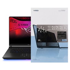 YADI 亞第 獨特磁吸 16 : 10 水之鏡防窺片 ASUS ROG Strix SCAR 16 2025 G635LR專用 PF4PPC-W160, 黑色, 1片