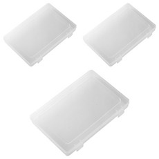 퓨어온 네일아트 보관함, 투명, 3개