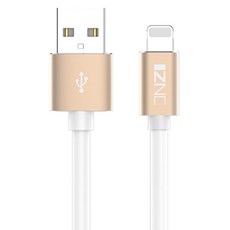 IZNC 5A A타입-애플8핀 충전케이블 C16, 화이트, 1개, 1.2m