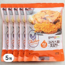 곰곰 핫크리스피치킨, 550g, 5개