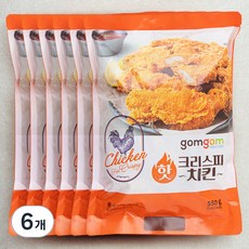 곰곰 핫크리스피치킨, 550g, 6개