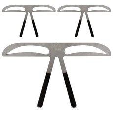 平衡尺眉型設計輔助器, 自然型, 3個