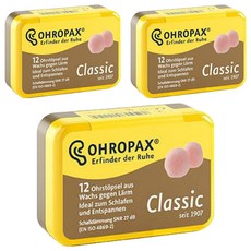 OHROPAX 經典耳塞, 3個, 12入