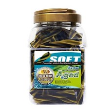 A star 高齡犬五星棒 軟Q口感 潔牙骨, 褐藻膠加強, 750g, 1桶