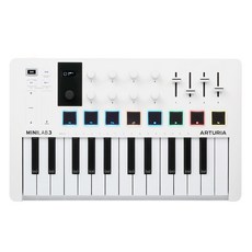 아투리아 미니 키보드, MiniLab 3, White, 1개