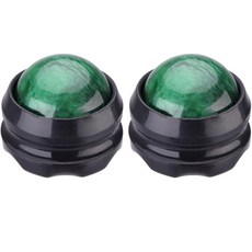 생각나래 핸드 미니 마사지볼, 다크그린, 2개