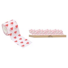 毛皇上 彈力自黏寵物繃帶 白底愛心 小號, 587g, 48捲