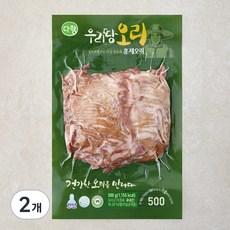 다향 우리땅 오리 훈제오리, 500g, 2개