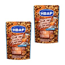 HBAF 鹹焦糖花生與蝴蝶餅, 120g, 2個