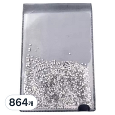 KODACHIEF DIY 큐빅 SS5 1.8mm, 실버화이트, 864개
