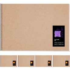 YOUNG ART 專家KF素描本 + 貼紙隨機出貨組, 16開, 15張, 5套