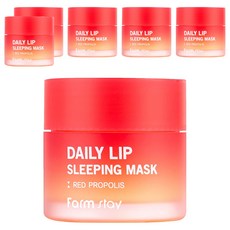 Farmstay 每日唇紅蜂膠睡眠面膜, 20g, 6個