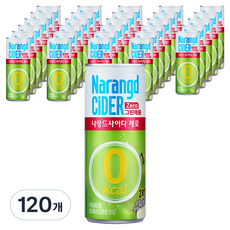 나랑드사이다 제로 그린애플, 245ml, 120개