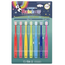 MEGA TEN 360 嬰兒牙刷 第一階段*6支+第二階段*1支, 1組