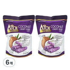 椰奶脆皮酥捲 紫薯口味, 80g, 6包