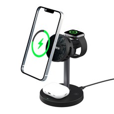 조이트론 3in1 쿨링 맥세이프 무선 충전기, 1개