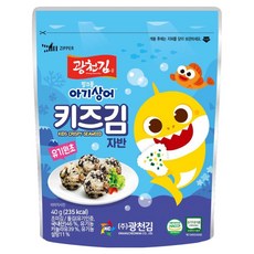광천김 핑크퐁 키즈김자반, 40g, 1개