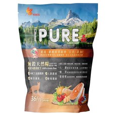 Pure 全齡貓適用 無穀天然糧, 1包, 454g, 鮭魚