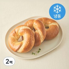 훕훕베이글 유기가공식품인증 오리지널 베이글 3개입 (냉동), 115g, 2팩