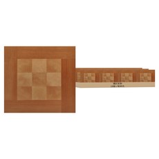 鴻民家飾 超耐磨自黏木紋PVC免刷膠地板貼 台灣製 18個, 咖啡色