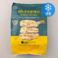 밀크앤허니 허니까망베르 치아바타 샌드위치 (냉동), 185g, 3개입, 1개