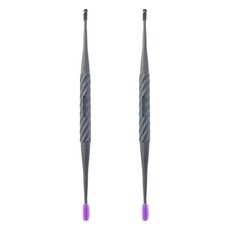 GREEN BELL 綠鐘 雙頭挖耳棒 (紫色) 日本制, 2支, 1入