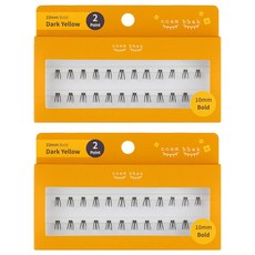 ccam bbak 人造分段式假睫毛 10mm 濃密 2株, 2個