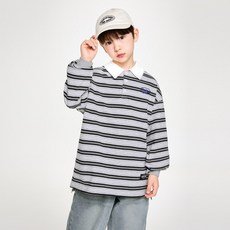 Jelistudio 多色條紋橄欖球T恤