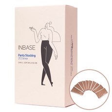 인베이스 쫀쫀 고탄력 넉넉한 길이 20D 팬티 스타킹 10p