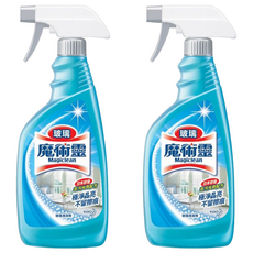 Kao 花王 Magiclean 魔術靈 玻璃清潔劑 噴槍瓶, 極淨晶亮 不留擦痕, 500ml, 2瓶