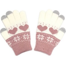 woojooi 兒童愛心觸控手套