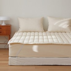 maatila Stay系列壓紋厚棉固定床墊, Cream