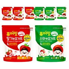 퓨어잇 내이브로 딸기엔요거트 2p + 사과엔요거트 2p, 딸기요거트, 사과요거트, 3세트