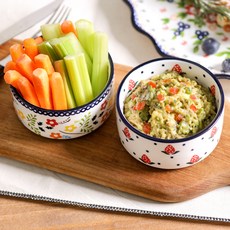 MAISON OBJET Praça 3格分隔盤4件組, 卡羅萊納, 3格分隔盤 + 迷你烤盅碗 3入